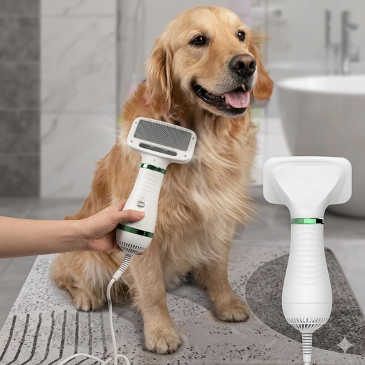 Cepillo Y Secador De Mascotas 2 En 1