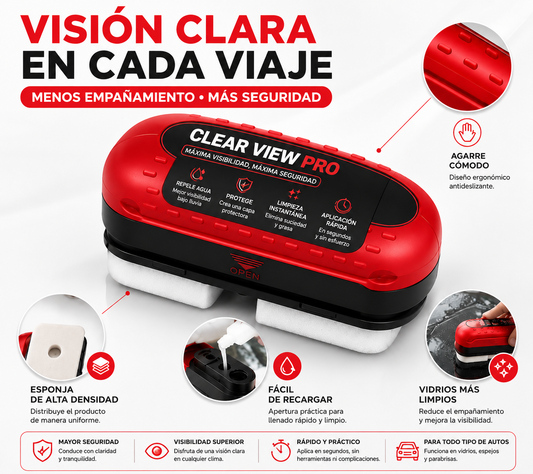 CH -ClearView Pro – Cepillo Antiempañante